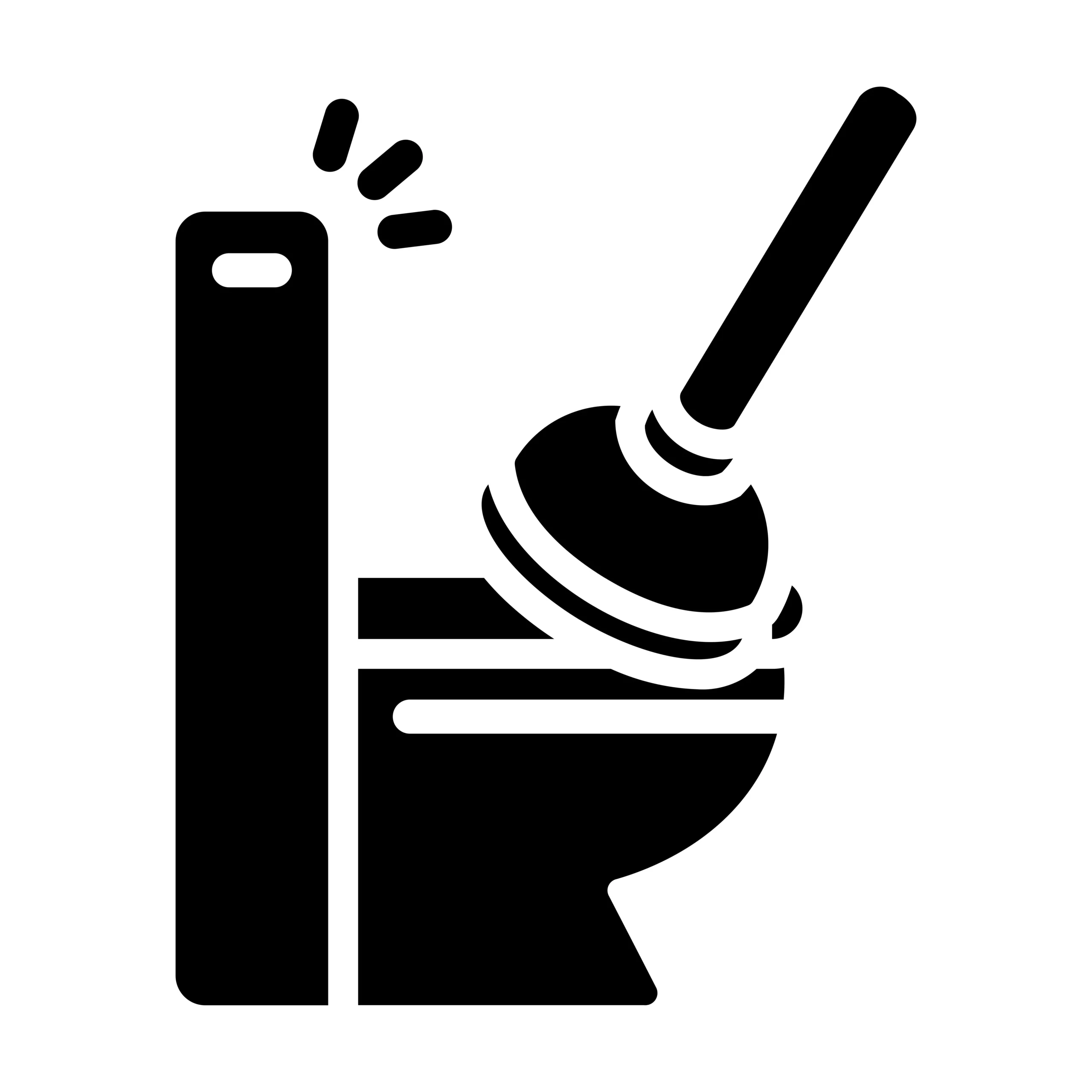 Toilet Clog Repair Icon