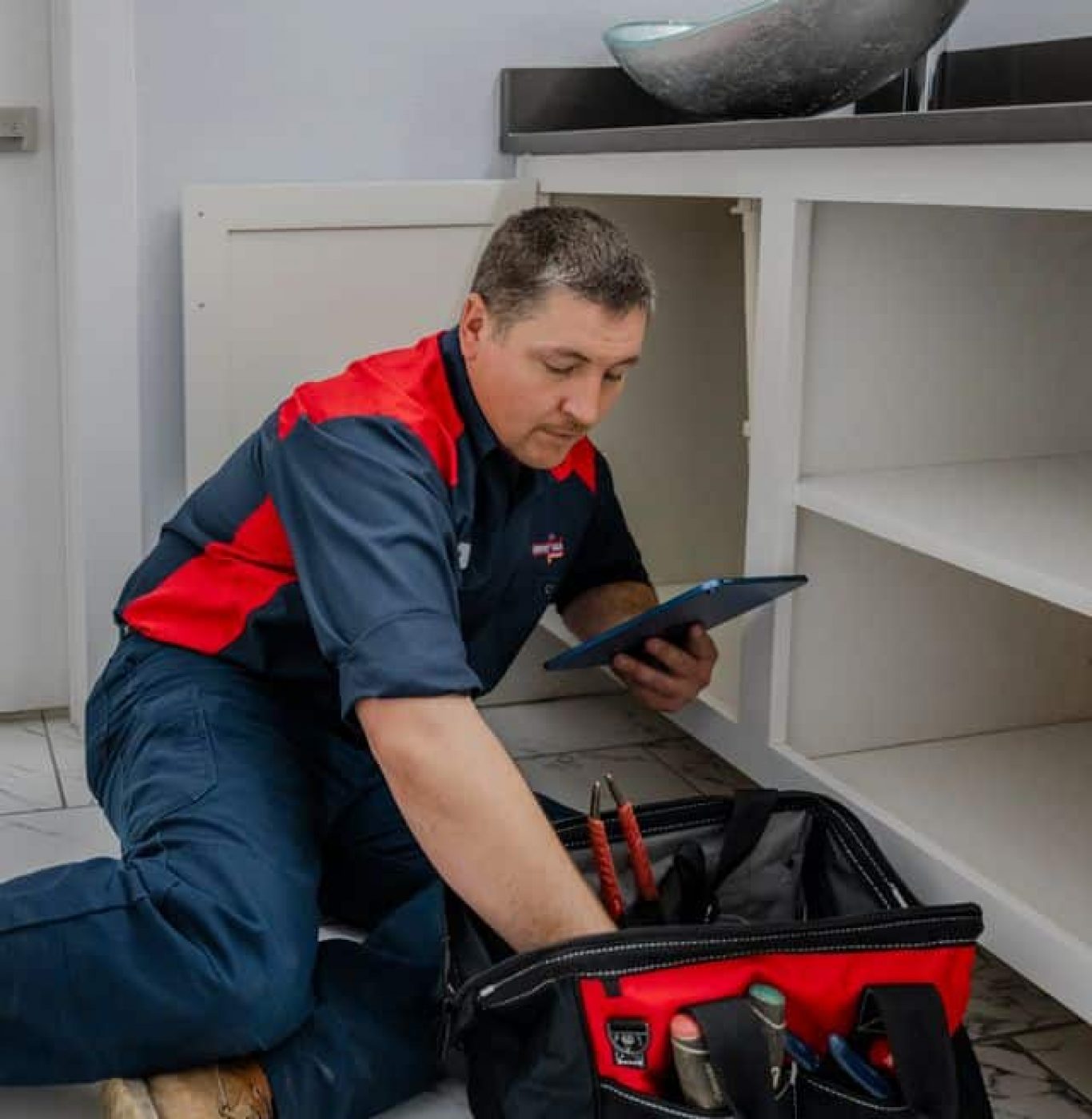 Acoustic leak listening device Service Squad Plumbing