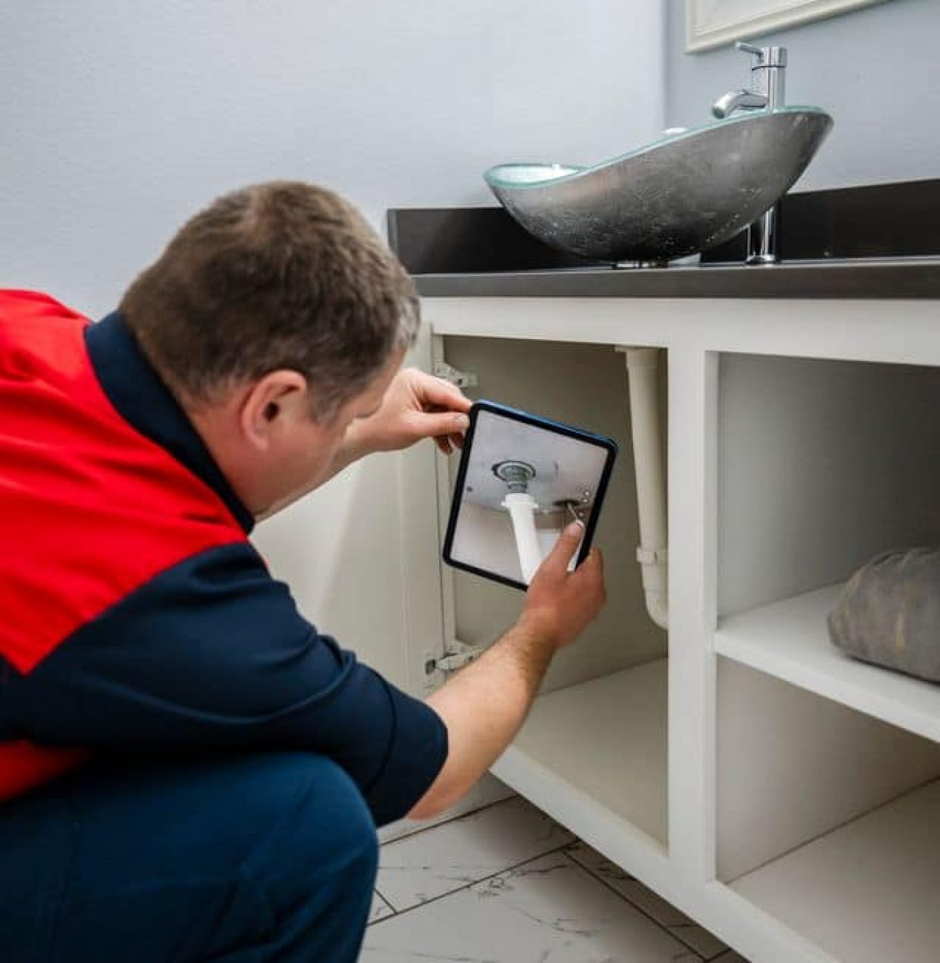 Electronic leak detection tool Service Squad Plumbing