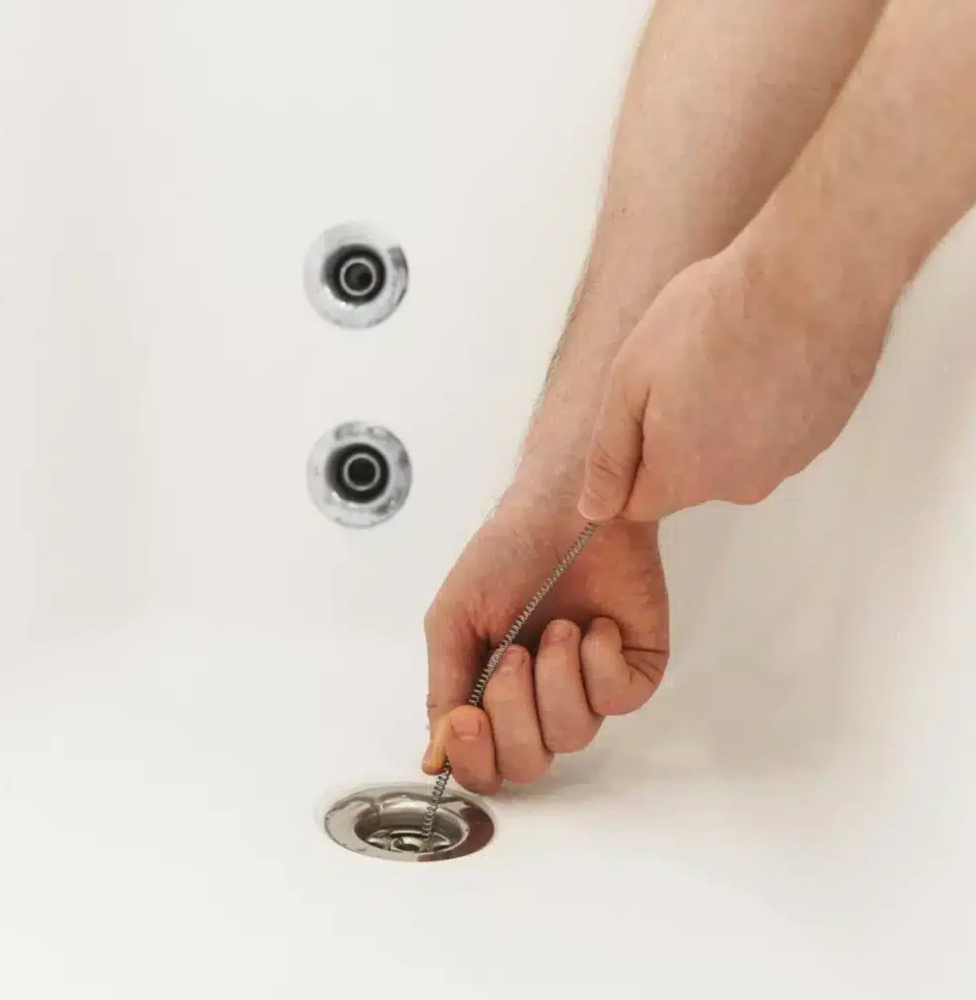 Technician using advanced leak detection equipment on a residential property in Burleson, TX