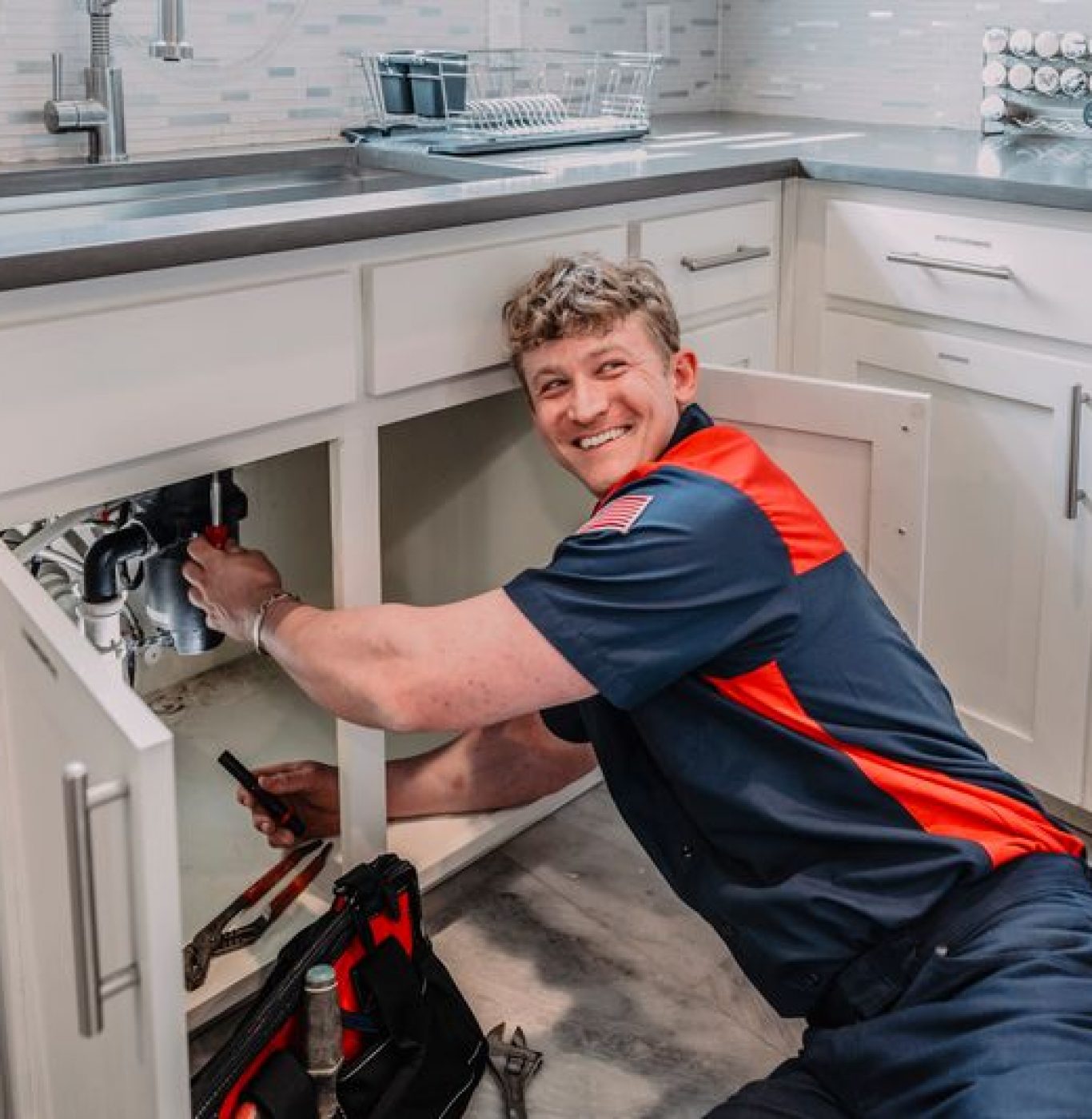 Plumbing pressure testing gauge Service Squad Plumbing